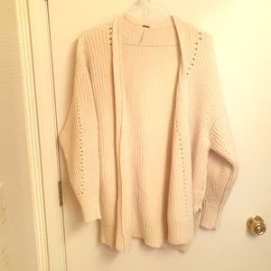 NWOT free people cable knit cardigan
